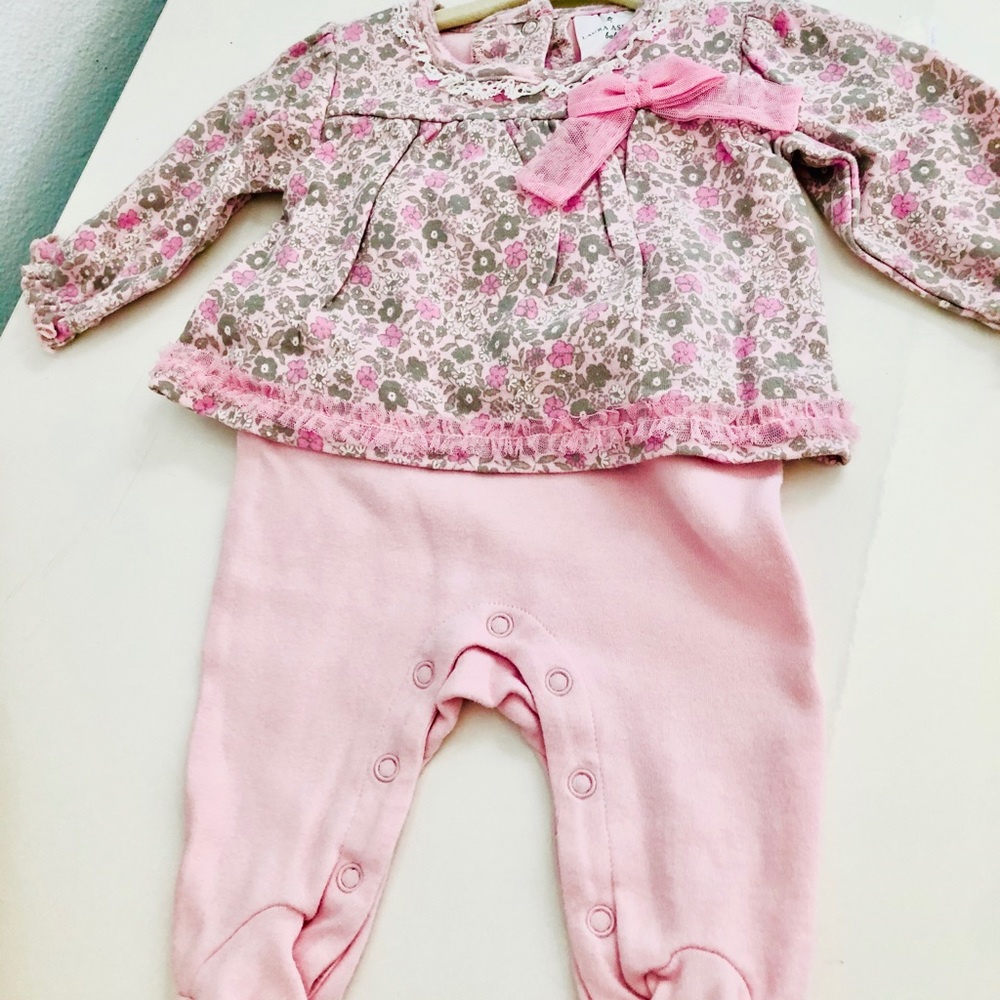 Laura Ashley Baby Girl Floral Set 0-3 mo (NWOT)